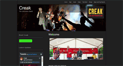 Desktop Screenshot of creak-the-band.com